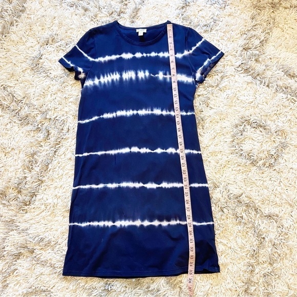 J.Crew | Blue Tie Dye Shirt Dress Size Small - Picture 5 of 5